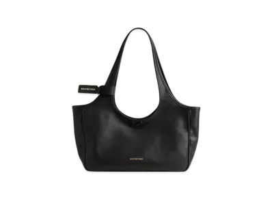 BALENCIAGA Laundrette Tote Bag East-West "Black"