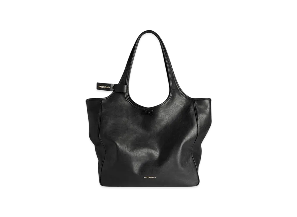 BALENCIAGA Laundrette Tote Bag Medium "Black"