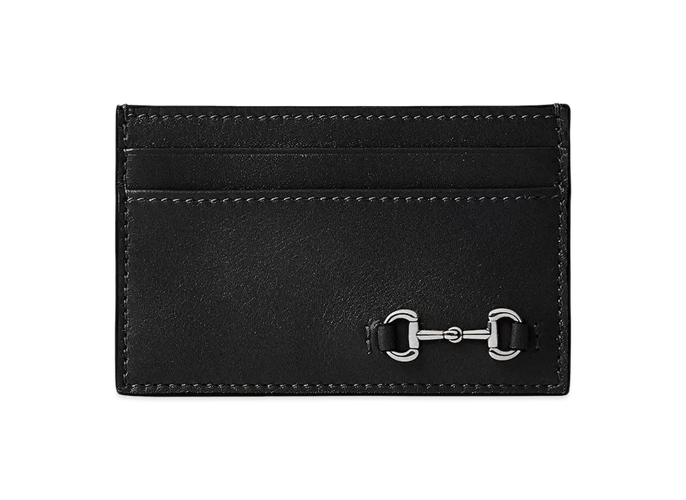 GUCCI Leather Card Holder "Black"