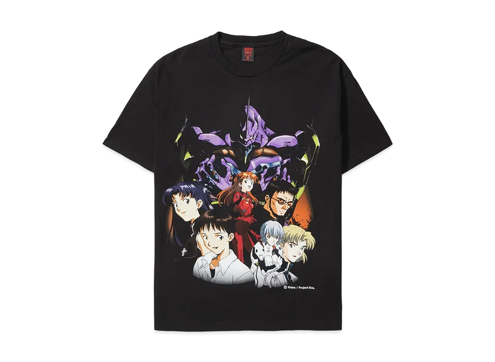 Geeks Rule 15 Silkscreen Printing × Neon Genesis Evangelion T-Shirt Vol.02 "Black"