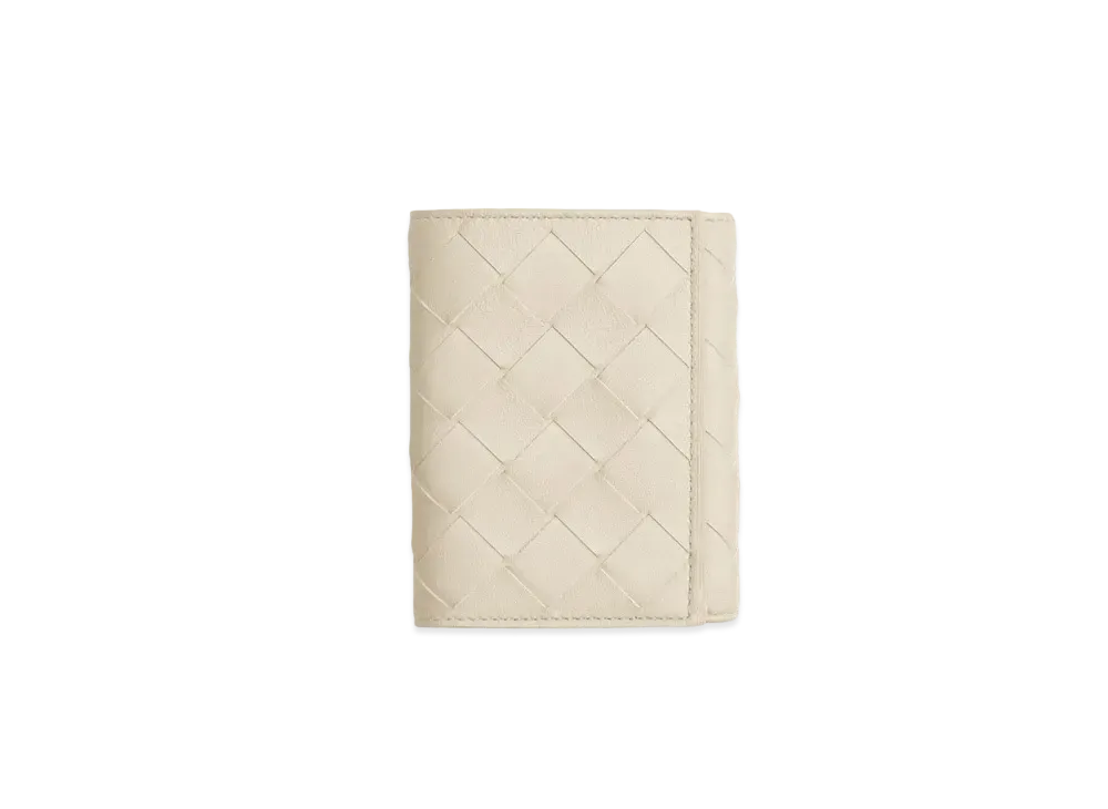 Bottega Veneta Trifold Flap Wallet "Plaster"