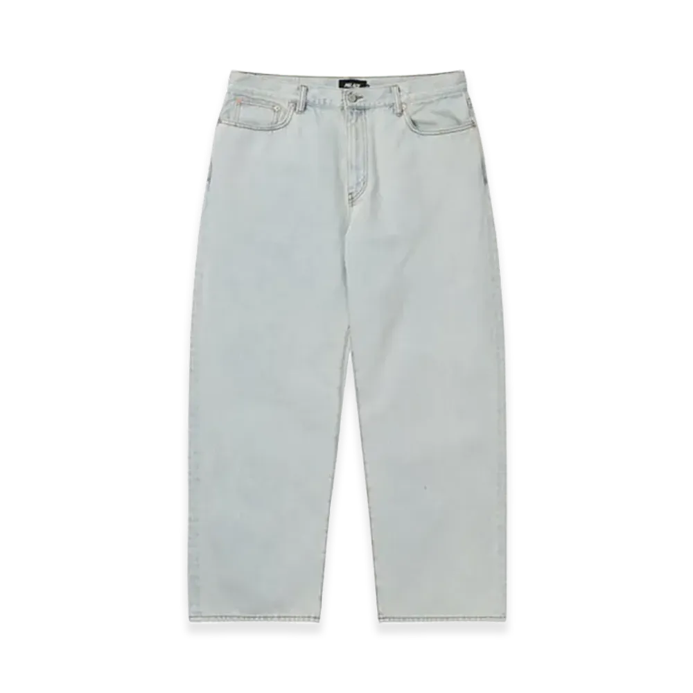 PALACE Le Script P90 Baggy Jean "Light Acid Wash"