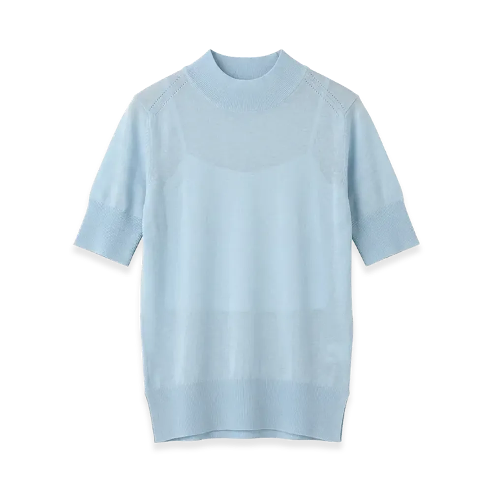 Jil Sander Women's Crew Neck Sweater "Lightblue"