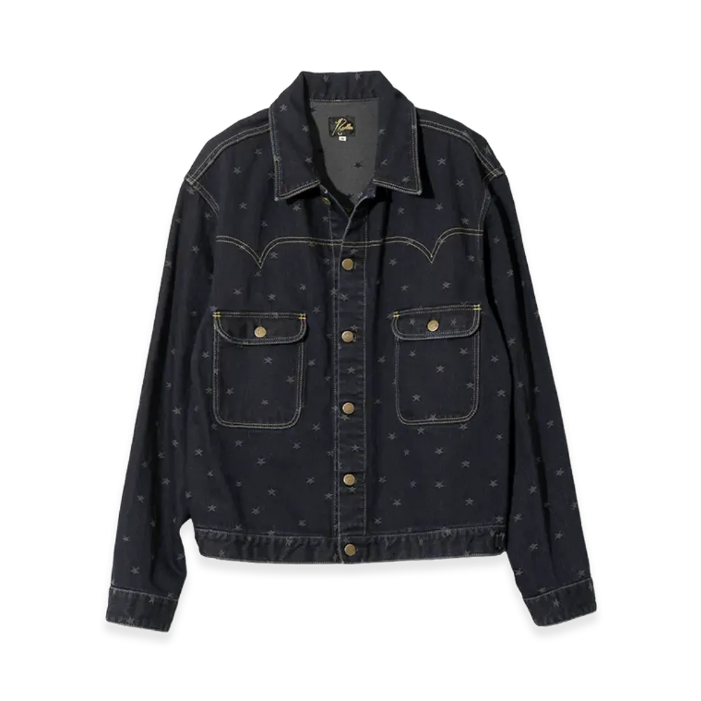 NEEDLES Jean Jacket - 13oz Denim Jacquard "Indigo"