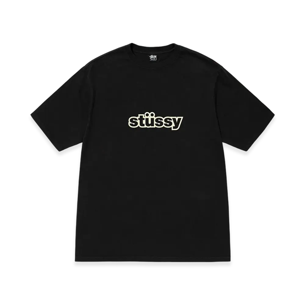 Stussy Thick Pigment Dyed Tee "Black"