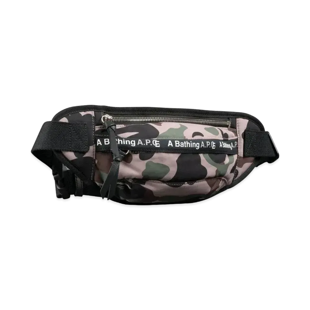 A BATHING APE x APC BODY BAG "Beige"