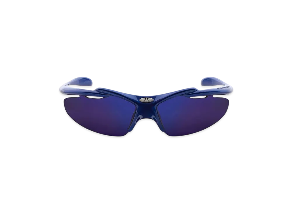 BALENCIAGA Turbo D-Frame Sunglasses "Blue"