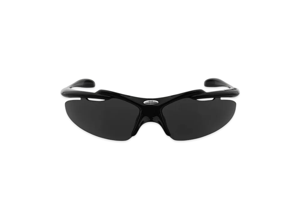 BALENCIAGA Turbo D-Frame Sunglasses "Black"