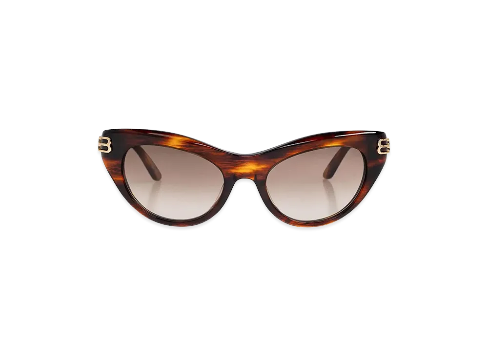 BALENCIAGA Casino Butterfly Sunglasses "Brown"