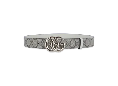 GUCCI Women's Printed Canvas Reversible Belt "Printed"