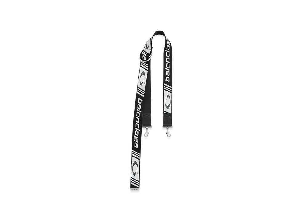 BALENCIAGA D-Ring Strap "Black/White"