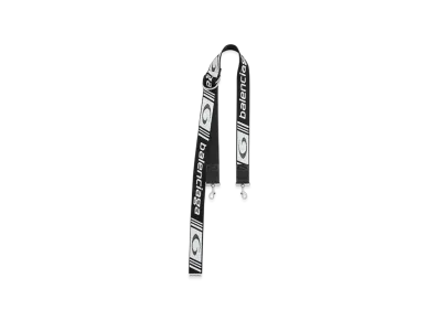 BALENCIAGA D-Ring Strap "Black/White"