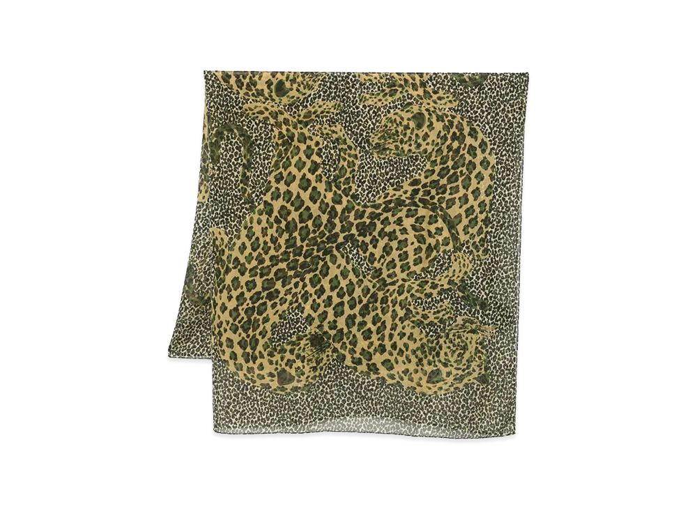 Saint Laurent Women's Scarfs "Green"