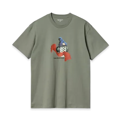 Carhartt WIP Stone Cold T-Shirt "Smoke Green"
