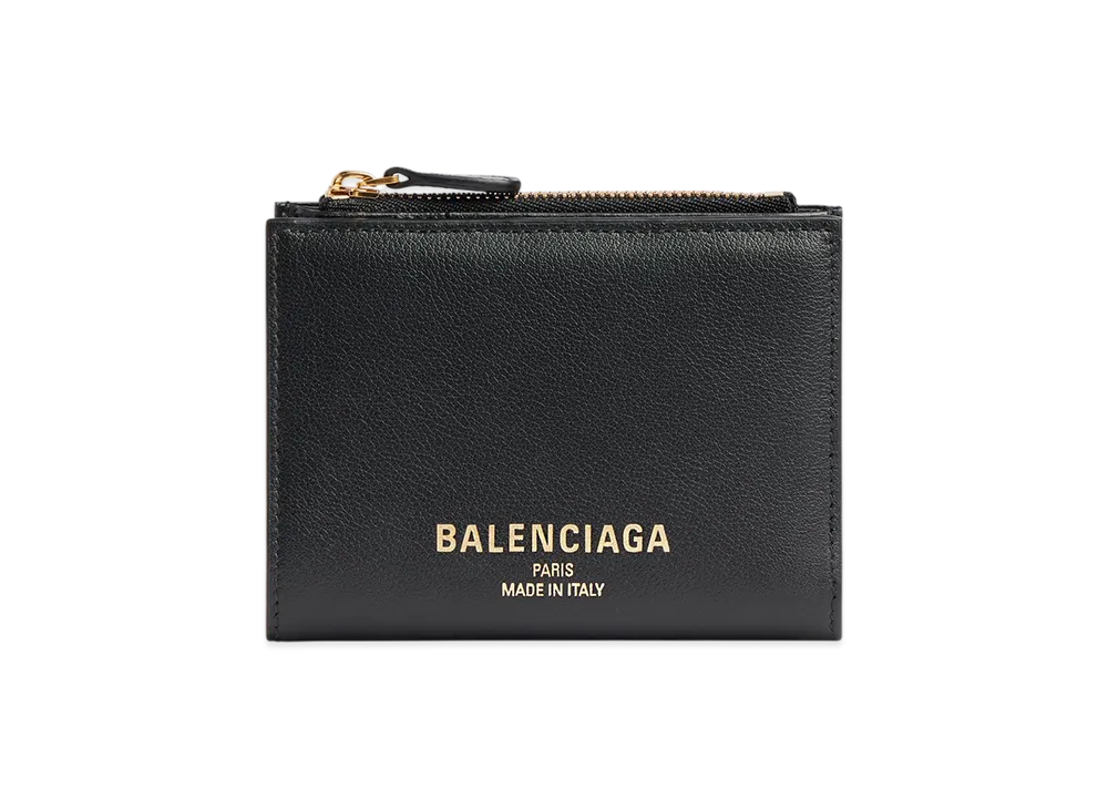 BALENCIAGA Cash 2.0 Bi-fold Wallet "Black"