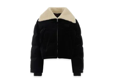 GUCCI Women's Velvet Padded Jacket "Black"