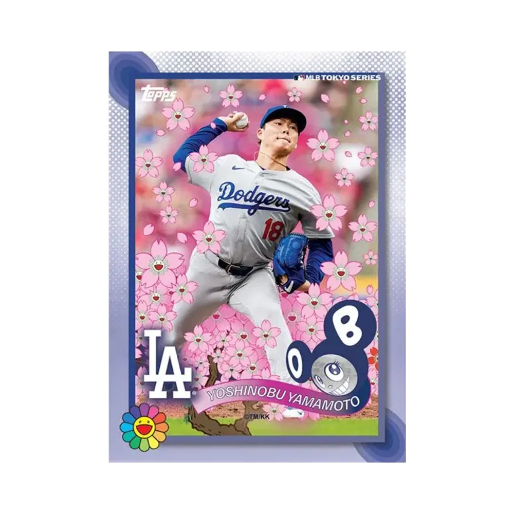 山本由伸 (村上隆 + MLB ワールドツアー 東京シリーズ 2025 トップストレーディングカード ボックスセット)