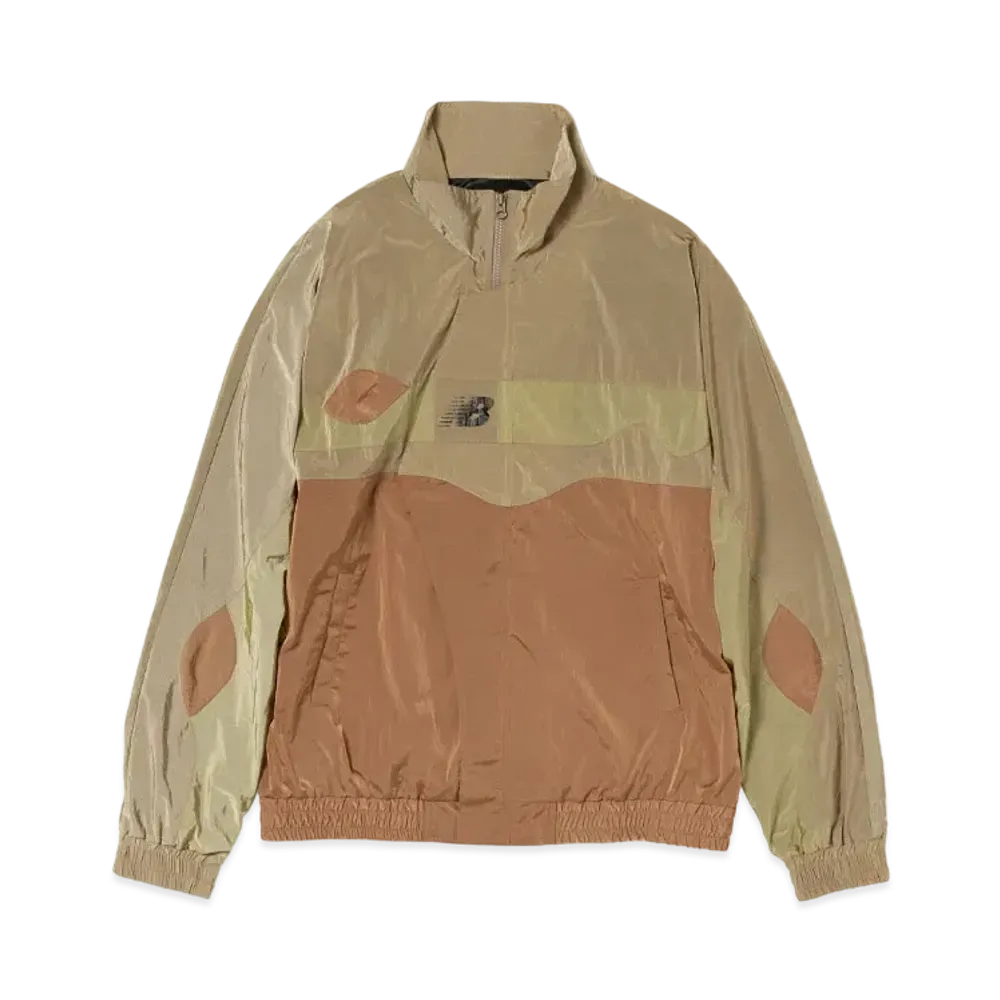 AURALEE x New Balance x TDS Nylon Chambray Jacket "Beige/Brown"