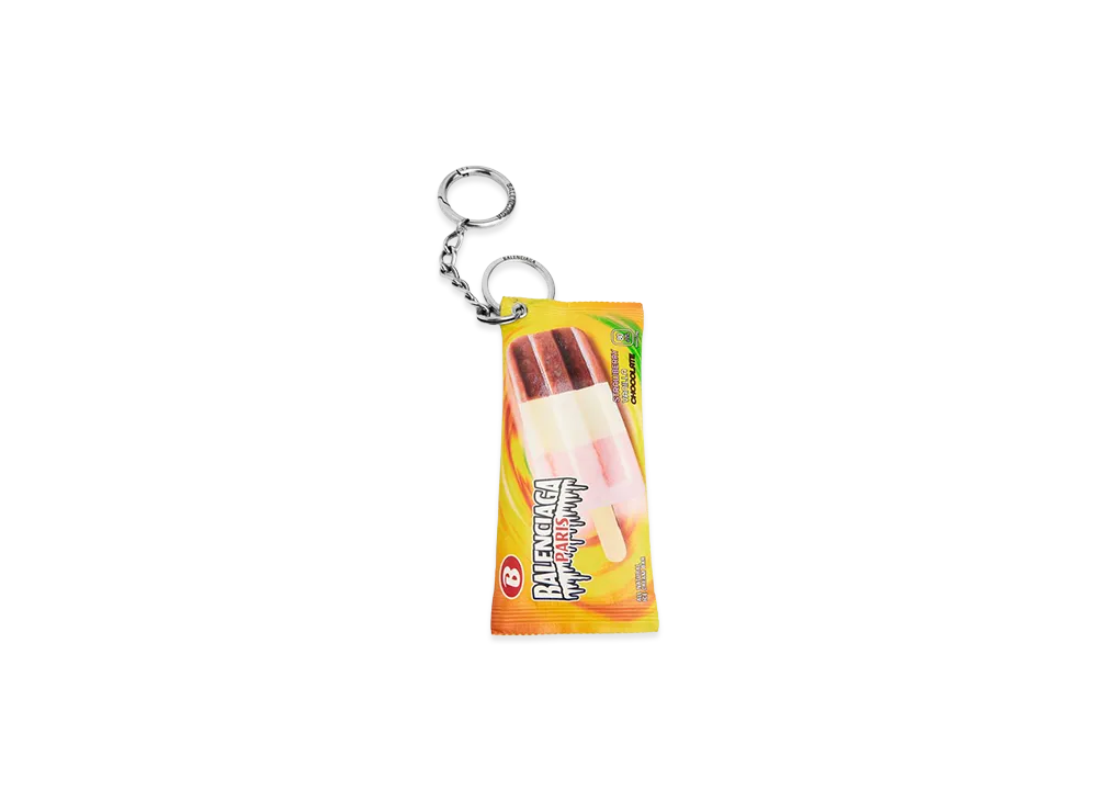 BALENCIAGA Keyring/Charm Snack Pouch "Yellow"