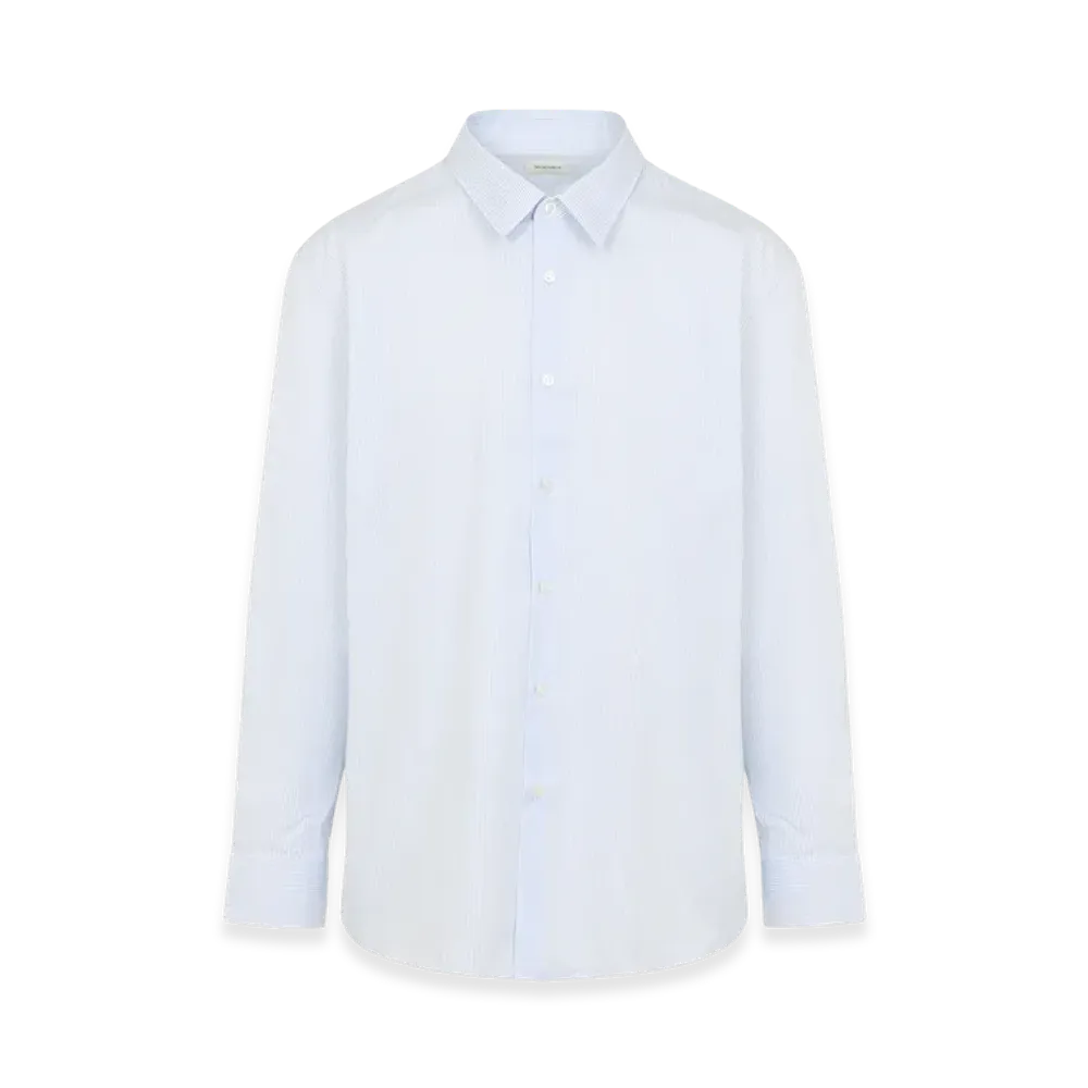 Saint Laurent "Cassandre" Shirt "Light Blue"