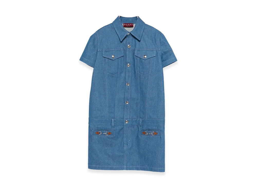 GUCCI Women's Dresses "Blue"