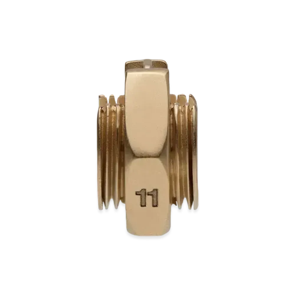 Maison Margiela Bolt & Nut Ridged Earring "Gold"