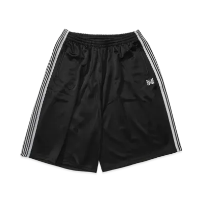 NEEDLES x STUDIOUS H.D Track Short Pant - Poly Smooth "Black"