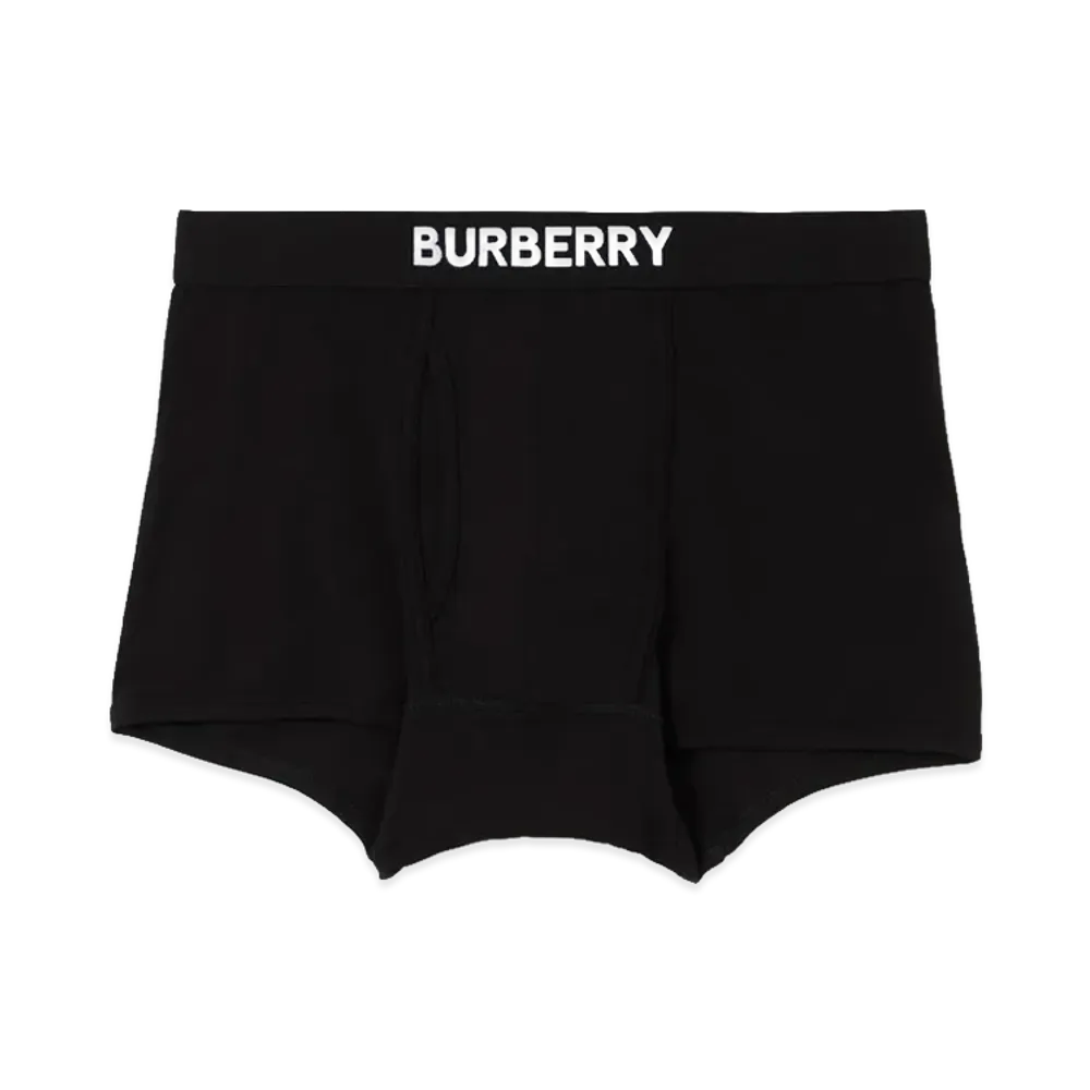Burberry Cotton Boxer Shorts "Black"