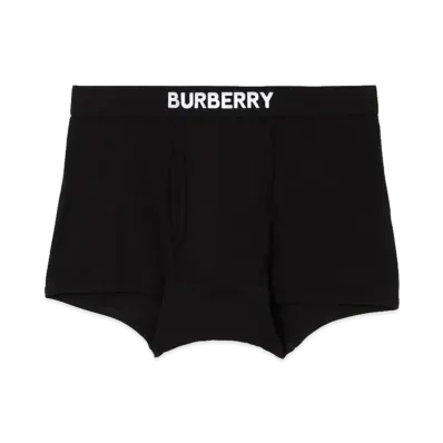 Burberry Cotton Boxer Shorts "Black"