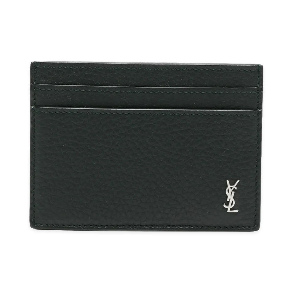 Saint Laurent Card Case "Dark Green"