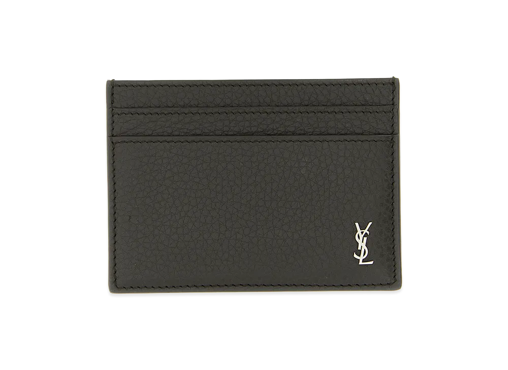 Saint Laurent Tiny Cassandre Card Holder "Brown"