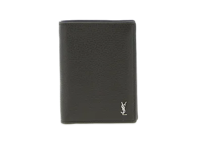 Saint Laurent Tiny Cassandre Card Holder "Brown"