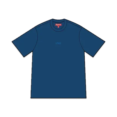 Supreme High Density Small Box S/S Top "Light Navy"