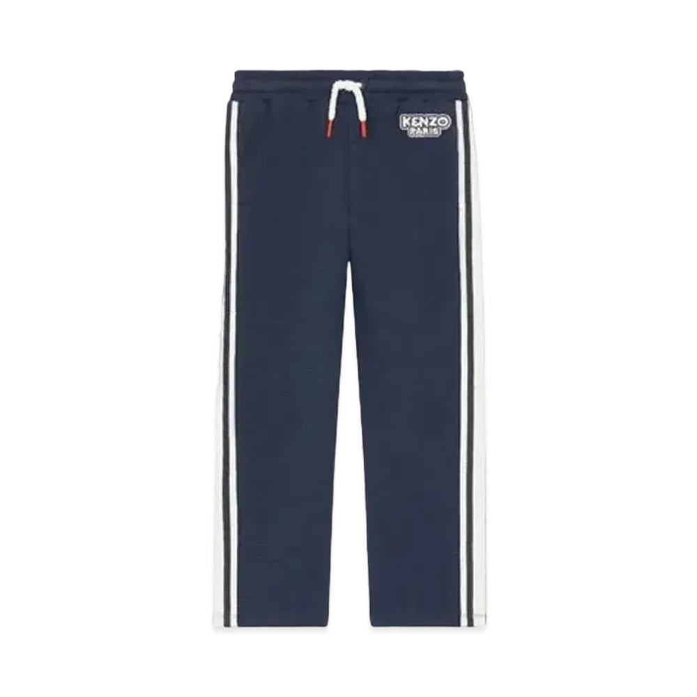 KENZO 'SAILOR' Honeycomb Embroidery Pants "Navy Blue"