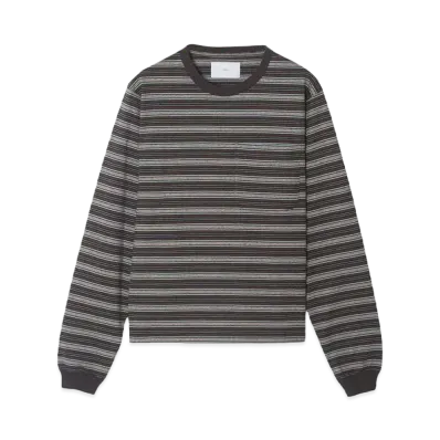 SUGARHILL STRIPE LONG SLEEVE TEE "MINT STRIPE"