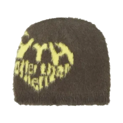HTH shaggy heart logo beanie "GRAY"