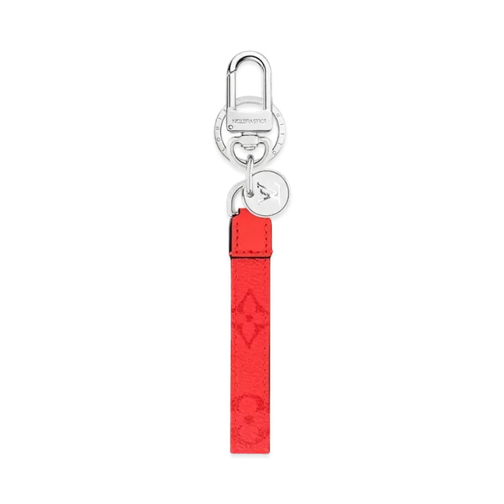 Louis Vuitton Monogram Slim Dragonne Bag Charm And Key Holder Taigarama "Red"