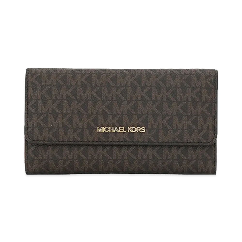 MICHAEL KORS Trifold Wallet "Brown"