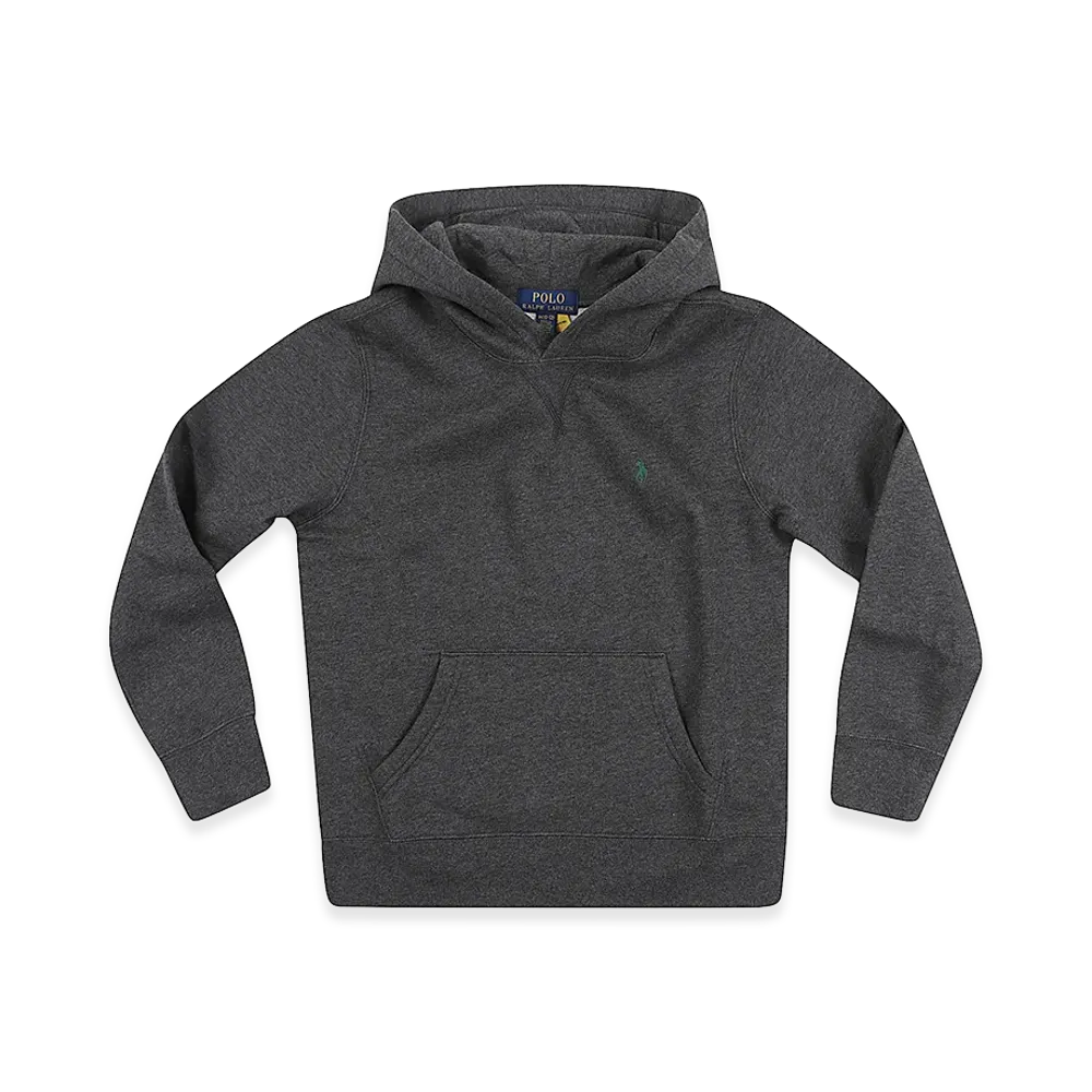 Polo Ralph Lauren Kids L/S Po Hood-Tops-Knit "Gray"