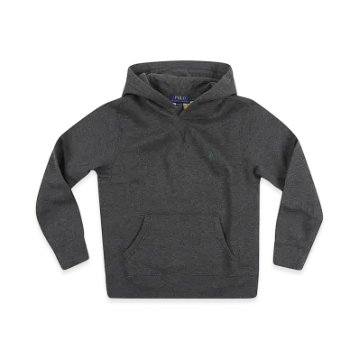 Polo Ralph Lauren Kids L/S Po Hood-Tops-Knit "Gray"