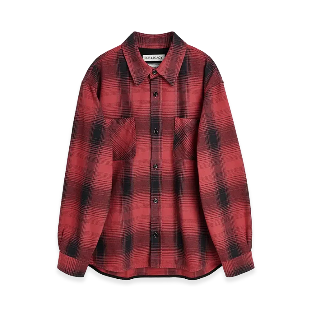 OUR LEGACY Whoppin Shirt "Bison Check Ranch Cotton"