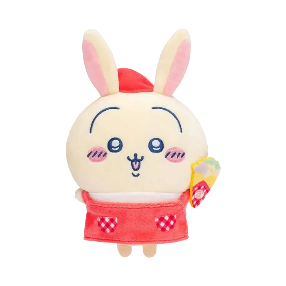 Gray Parka Service -Chiikawa Crepe Kuji- B Prize Crepe shop Plush S Usagi