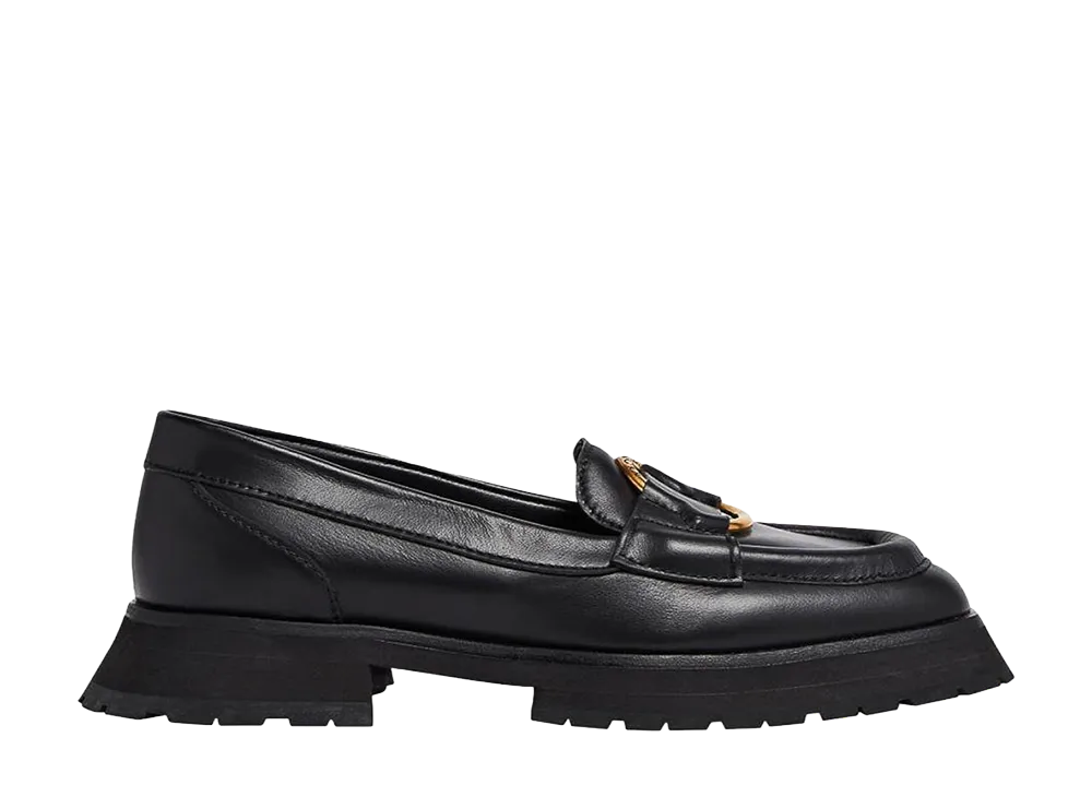 Moncler Women's Bell Loafers "Black"
