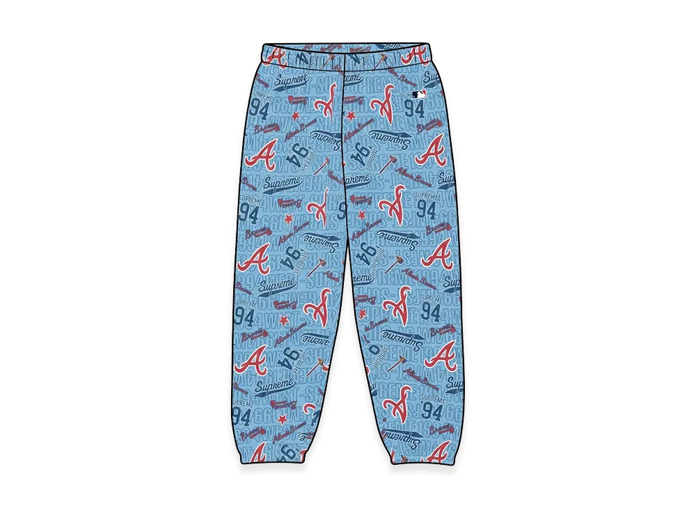 Supreme x Mitchell & Ness Teams Sweatpant "Light Blue"