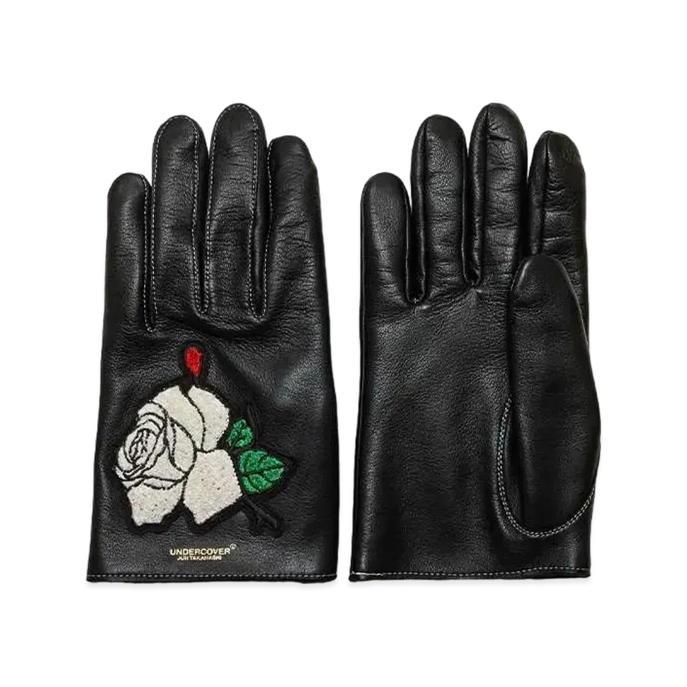 UNDERCOVER Sheepskin Gloves "Black"