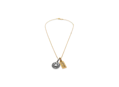 BALENCIAGA Horoscope Cancer Necklace "Gold/Silver"