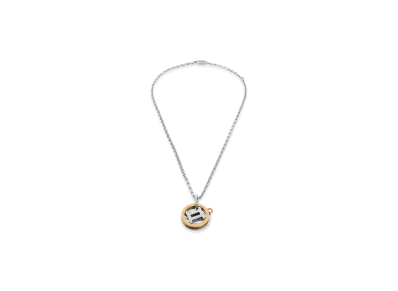 BALENCIAGA Horoscope Gemini Necklace "Gold/Silver"