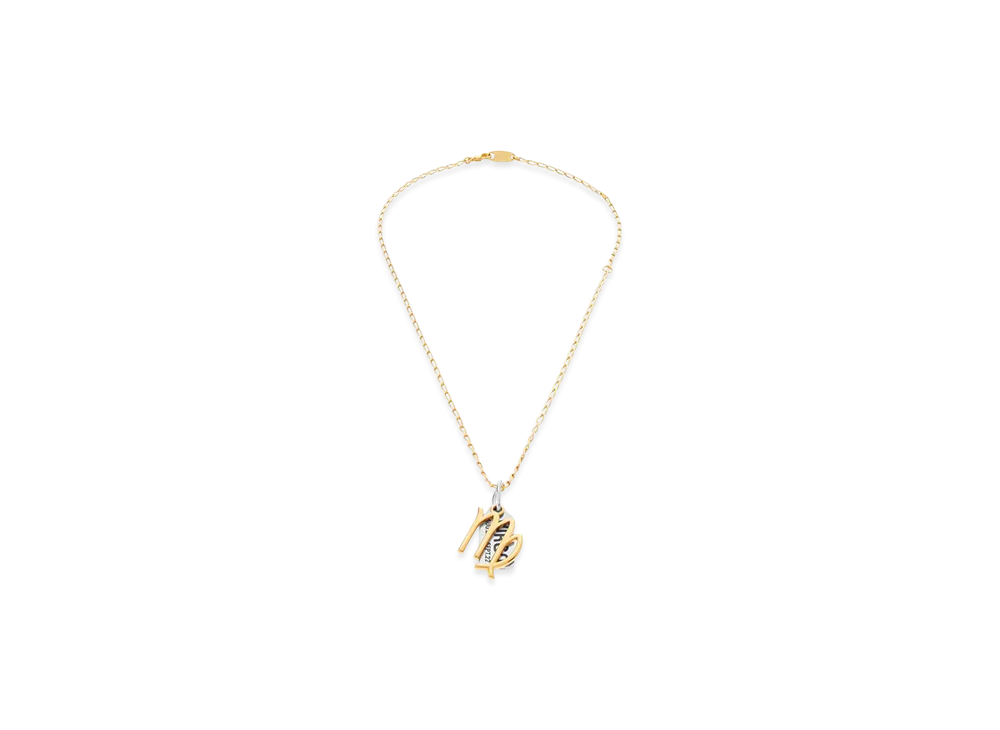 BALENCIAGA Horoscope Virgo Necklace "Gold/Silver"