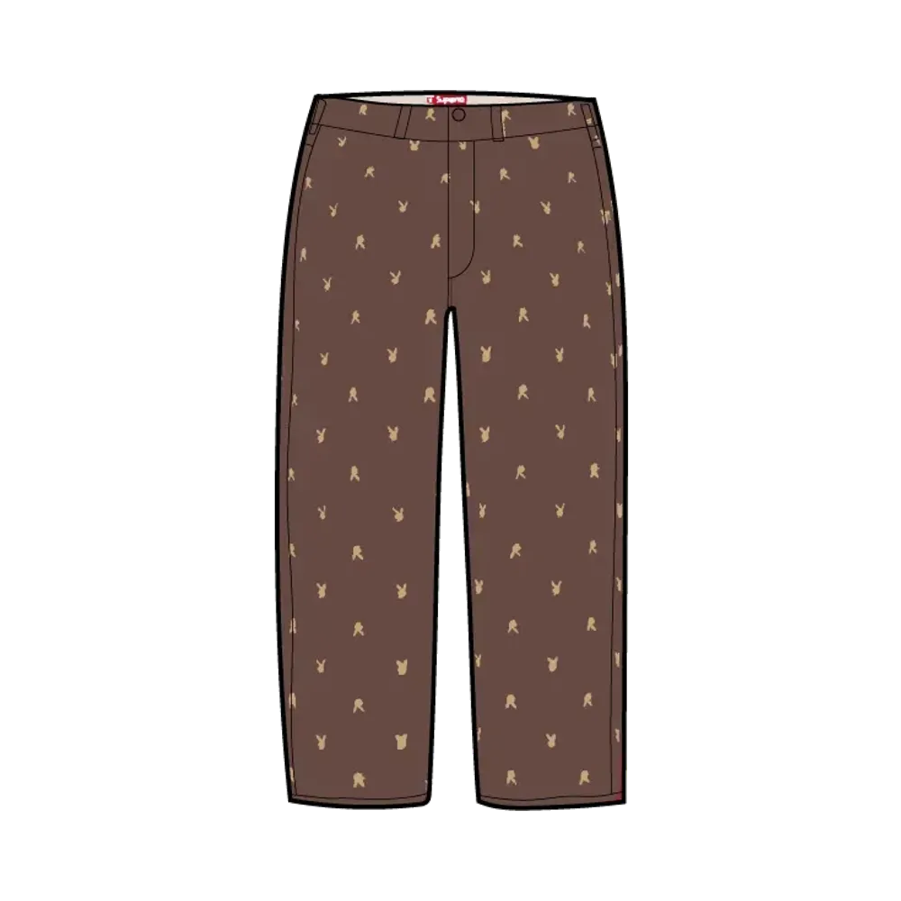 Supreme Chino Pant "Brown Playboy"