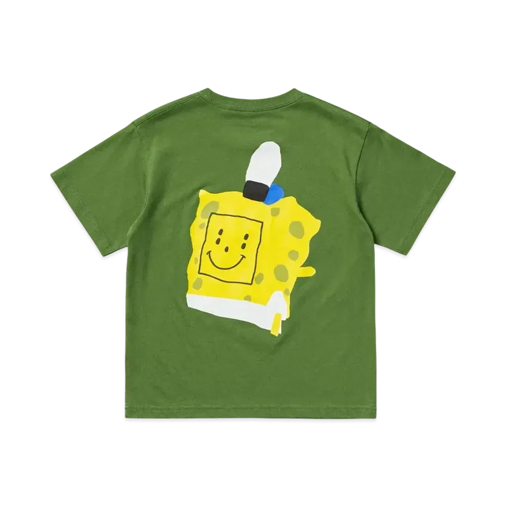 Uniqlo UT x Cactus Plant Flea Market x Sponge Bob Kids T-shirt "Olive"